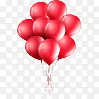 红色气球剪贴画-红色气球PNG剪贴画图片