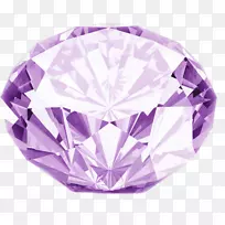 钻石紫色-紫色钻石PNG图像