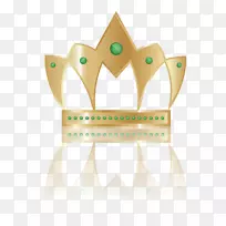 皇冠-绿色豪华钻石石黄关