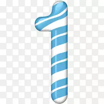 数字剪贴画-第一糖果风格的PNG剪贴画图片