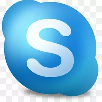 Skype图标即时通讯-Skype徽标PNG