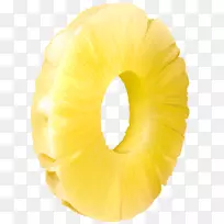菠萝黄圈贴身片菠萝PNG剪贴画图像