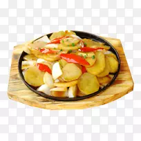 泰国土豆片食品爆炸铁板薯片
