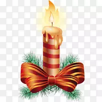 圣诞点缀蜡烛插图.圣诞蜡烛
