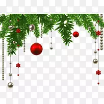 圣诞装饰圣诞装饰品圣诞树-圣诞挂球装饰PNG剪贴画