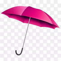 雨伞粉色剪贴画-粉色伞透明PNG剪贴画图像