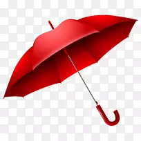 雨伞图标-红色伞PNG剪贴画