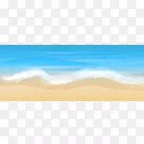 岸浪海沙壁纸-海无沙PNG剪贴画图像