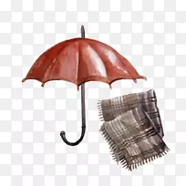 Trem-bala雨伞和围巾