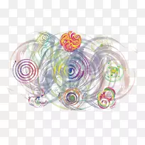 螺旋形圆形图案-创意装饰图案