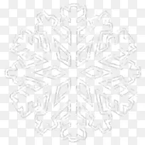 对称线角点图案-闪光雪花PNG图片