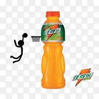 佳得乐公司酒瓶橙汁可口可乐零喜广告创意