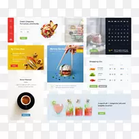 网页模板系统网页设计食物网页设计范本