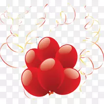 红气球-气球PNG图像