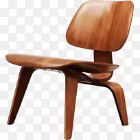 Eames躺椅木家具-椅子PNG形象