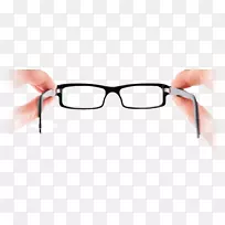 太阳镜眼镜配戴射线护栏隐形眼镜png图像