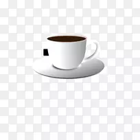 白咖啡茶浓咖啡杯咖啡杯PNG图像