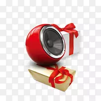 圣诞礼物摄影扬声器-圣诞礼物小型扬声器