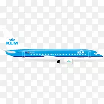 波音767型飞机KLM-平面PNG图像
