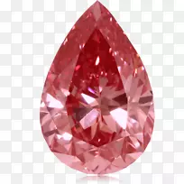 粉红钻石-红滴钻石PNG图像