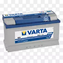 可充电电池VARTA Velko汽车安培小时-汽车电池PNG
