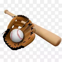 棒球手套棒球棒夹艺术-棒球PNG