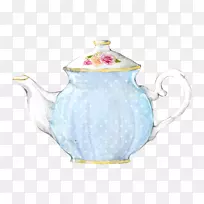 茶壶玫瑰茶壶