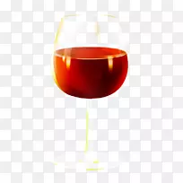 红酒香槟葡萄酒玻璃杯Png图像