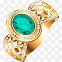 珠宝戒指宝石剪贴画-珠宝PNG图像
