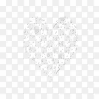 黑白图案-水滴PNG图像