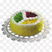 彩色美味水果蛋糕
