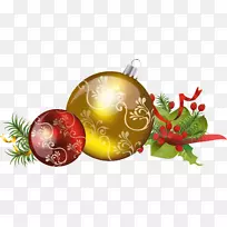 圣诞节装饰品55个圣诞小球编织：五颜六色的节日装饰品，树饰，插花，花圈，橱窗装饰-圣诞装饰品PNG
