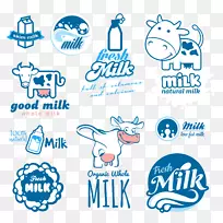 牛奶标志设计