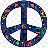 和平符号-和平标志PNG