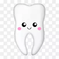 牙口卡通牙科学-牙PNG剪贴画