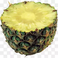 果汁菠萝配方配料-半菠萝PNG图像