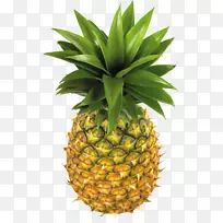 菠萝水果剪贴画-菠萝果PNG图像