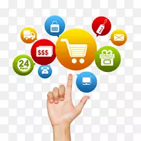 营销要点营销策略目标市场营销管理-网上购物免费PNG形象