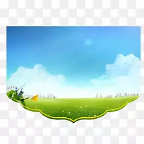 弹簧背景海报