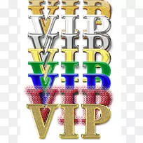 商务VIP字体设计