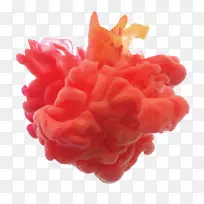 橙色水印