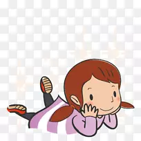 在孩子脸颊下的阳光下