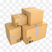 纸箱包装和标签盒PNG
