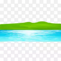 水资源绿色游泳池天地带湖透明PNG剪贴画图像