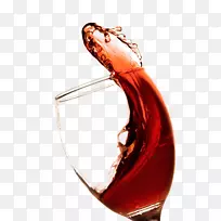 红葡萄酒光景图标-葡萄酒PNG图像