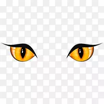 猫眼万圣节-万圣节猫眼透明PNG剪贴画