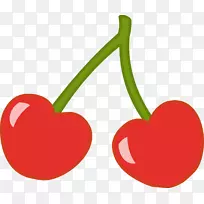 樱桃剪贴画-红樱桃PNG图片，免费下载