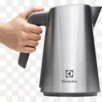 电水壶伊莱克斯瑞典茶叶加热元件.手帕图中的水壶