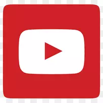 社交媒体YouTube标志图标-YouTube图标PNG