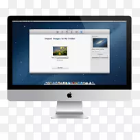 imac intel核i5台式计算机硬盘驱动器DDR 3 sdram-监视器png映像